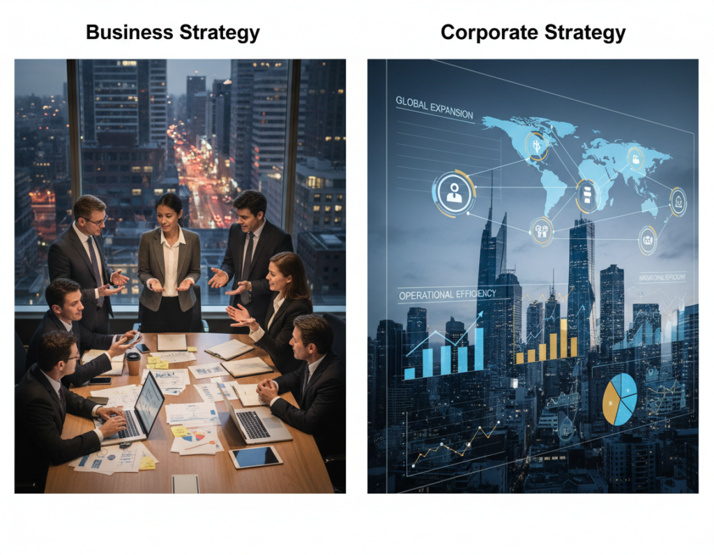 Corporate vs Business Direction: Understanding Different Levels of Organizational Decision-Making
